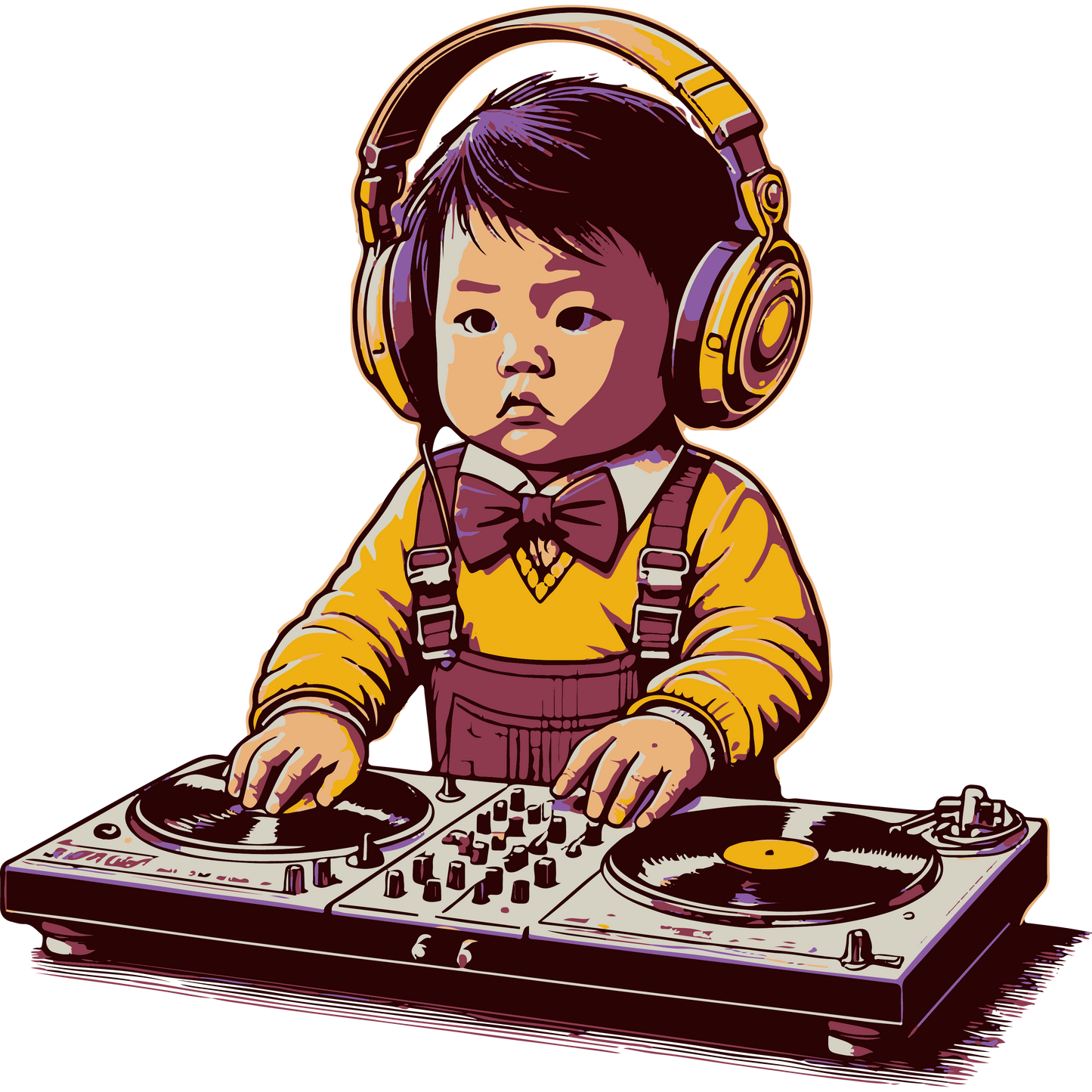 Baby DJ - Unisex Triblend Tee