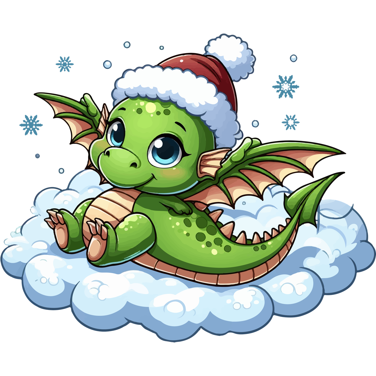 Green Dragon in the Clouds - Youth Sweatshirt