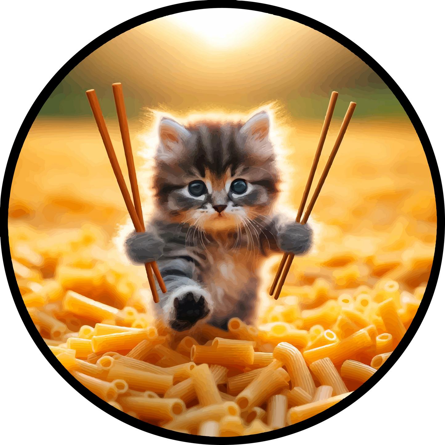 Macaroni Kitten - Unisex Triblend