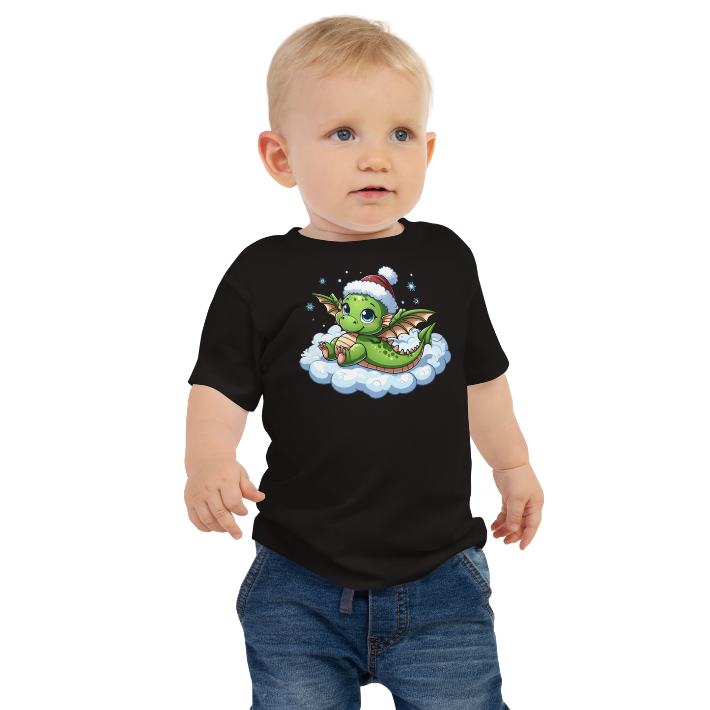 Green Dragon in the Clouds - Baby Tee