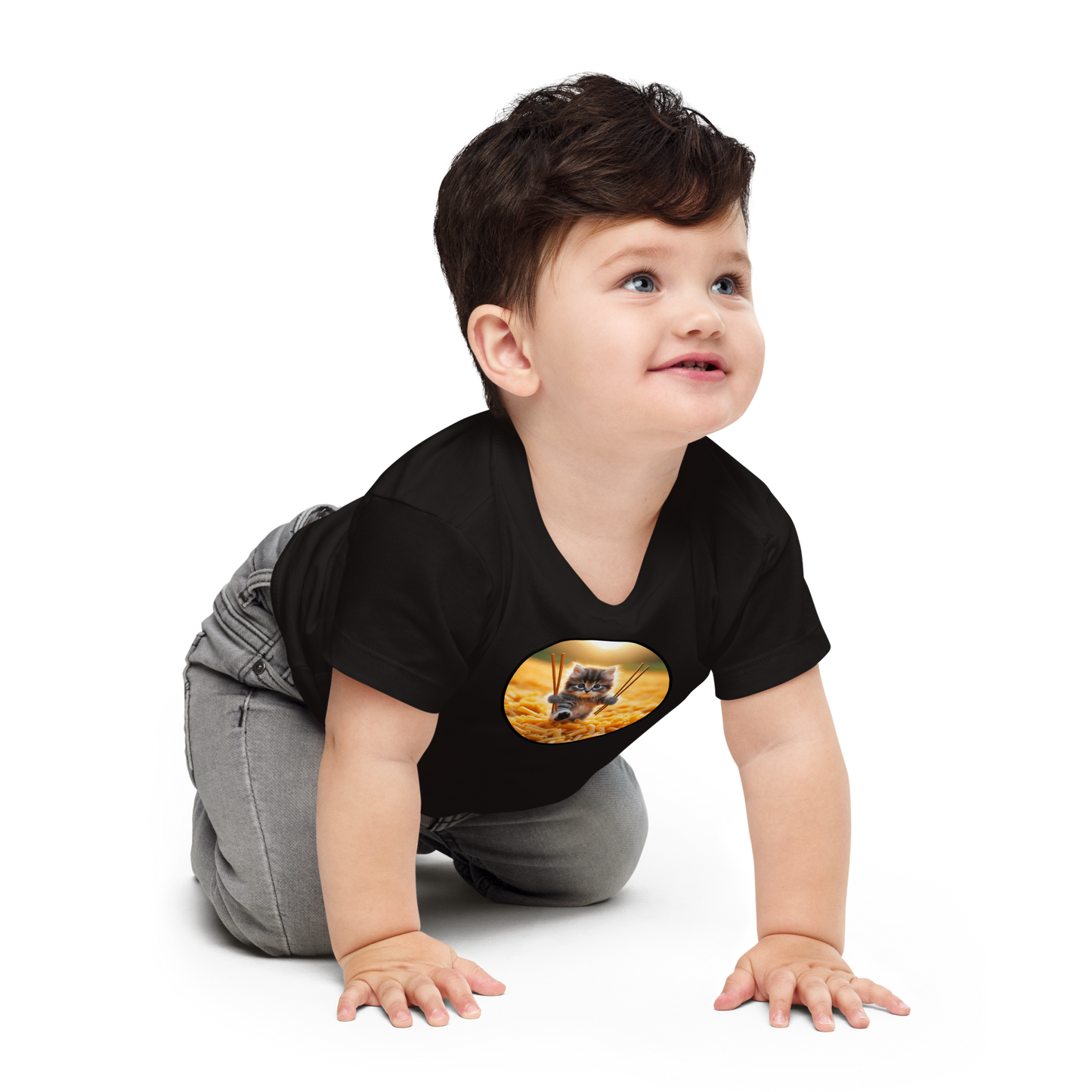 Macaroni Kitten - Baby Tee