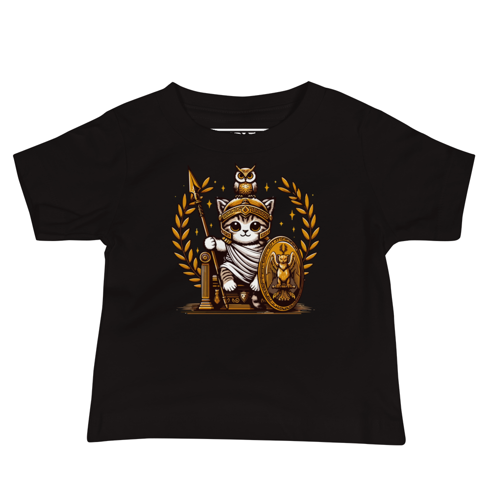 Roman Kitten with Owl - Baby Tee