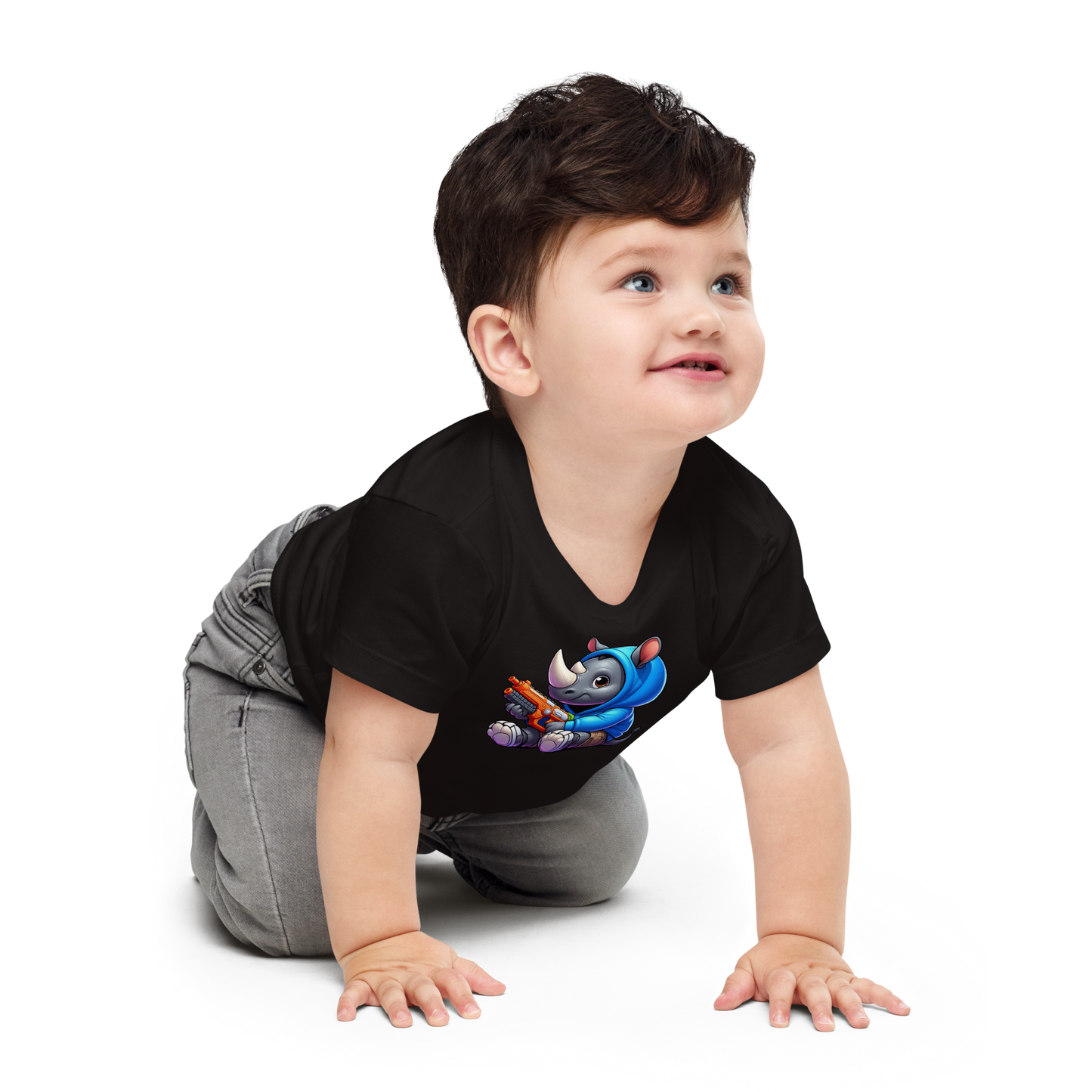 Baby Rhino with Foam Dart Blaster - Baby Tee