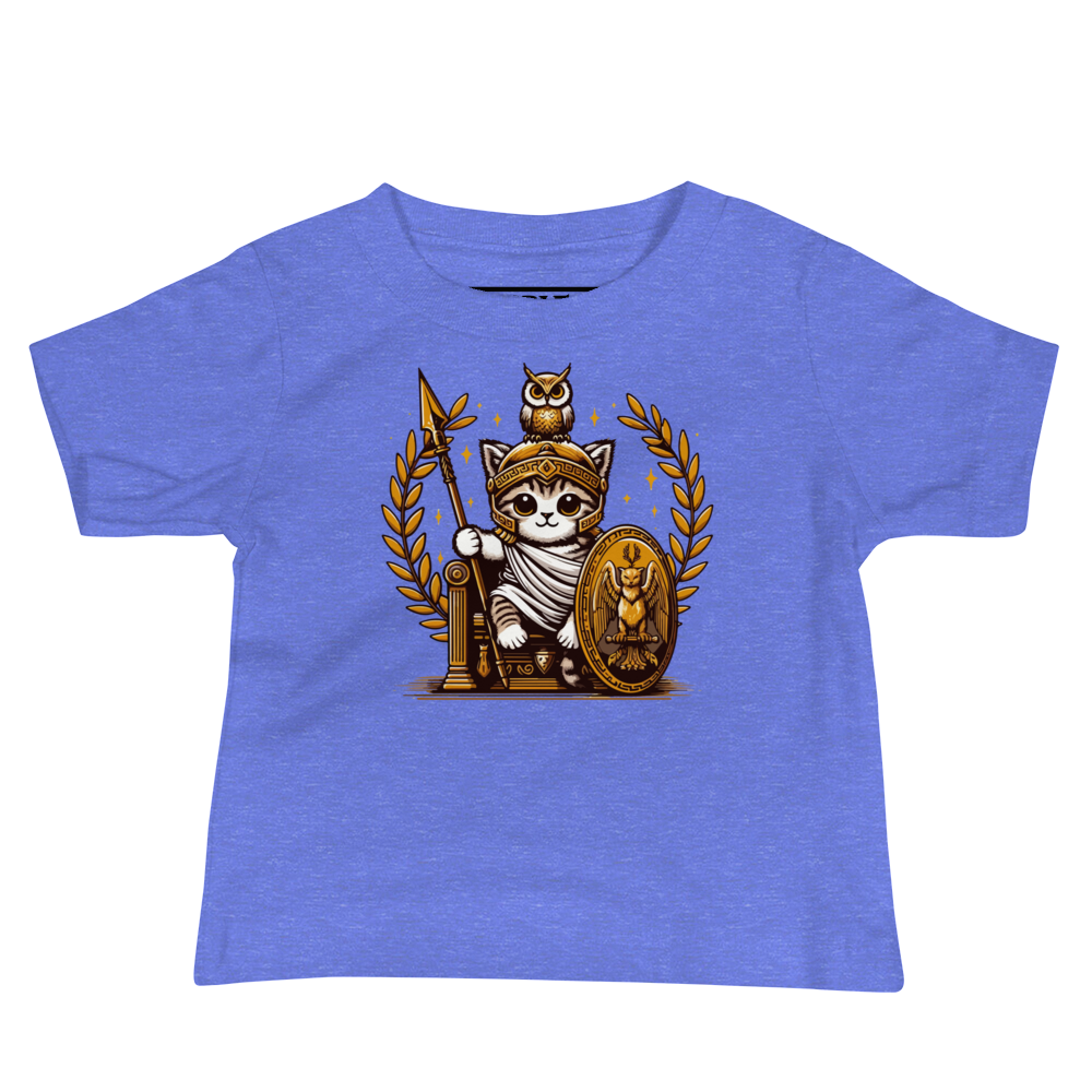 Roman Kitten with Owl - Baby Tee