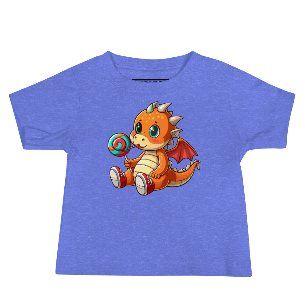 Baby Dragon with Lolipop - Baby Tee