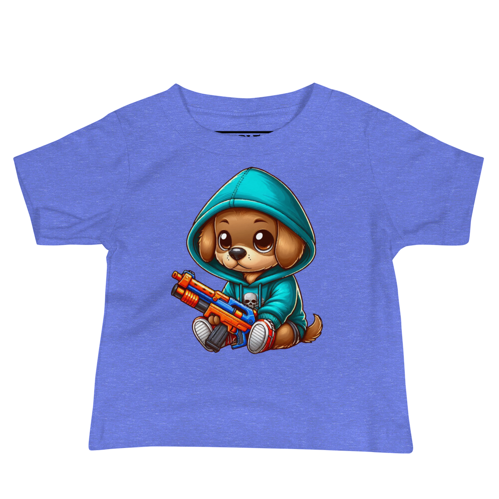 Brown Puppy with Foam Dart Blaster - Baby Tee