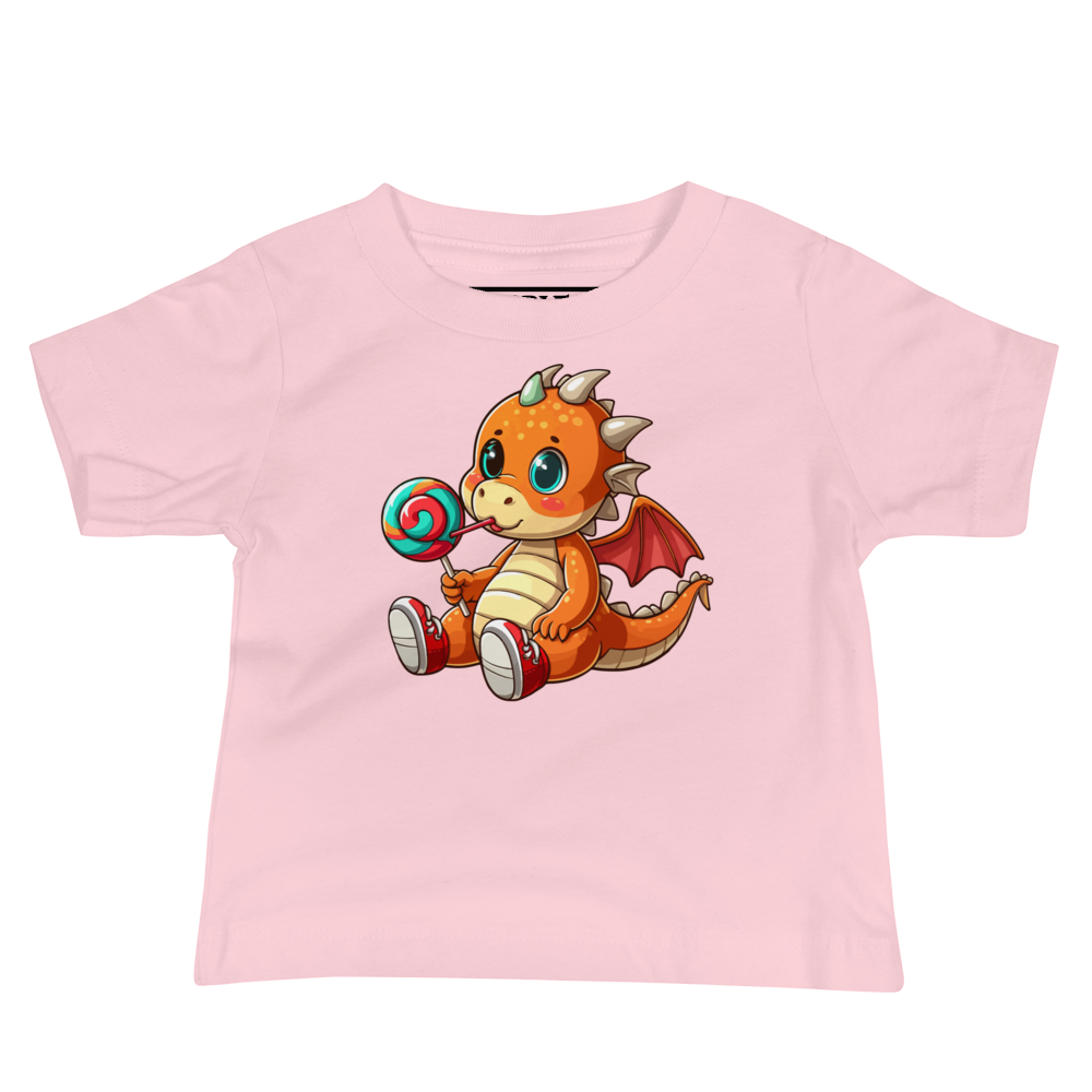 Baby Dragon with Lolipop - Baby Tee