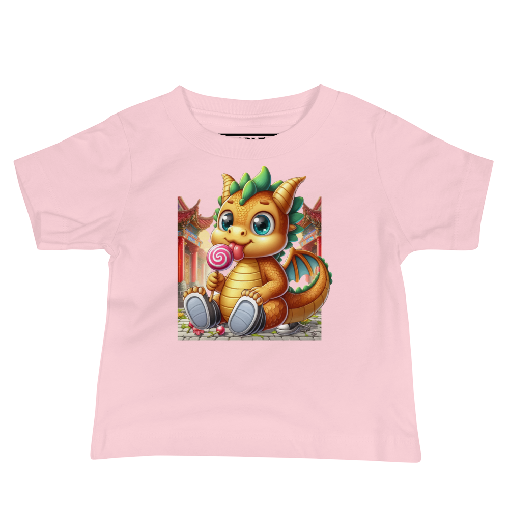 Dragon in Town with Lolipop - Baby Tee