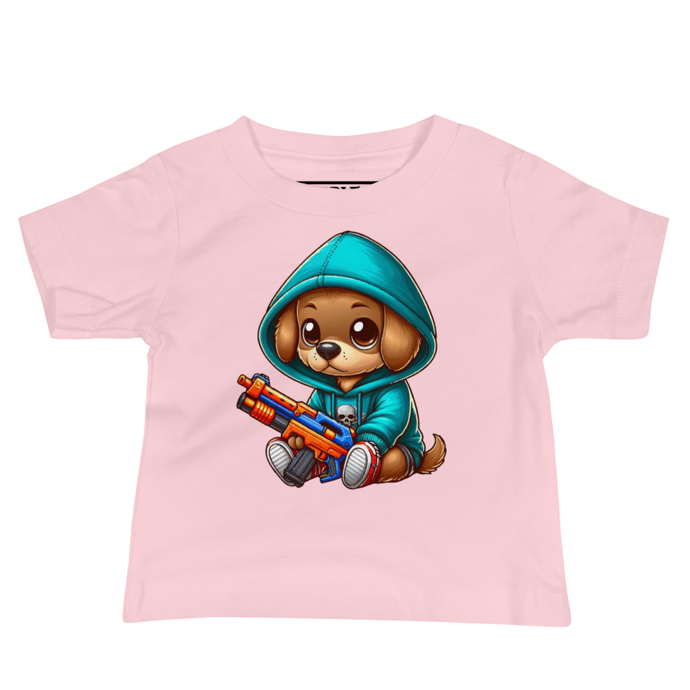 Brown Puppy with Foam Dart Blaster - Baby Tee