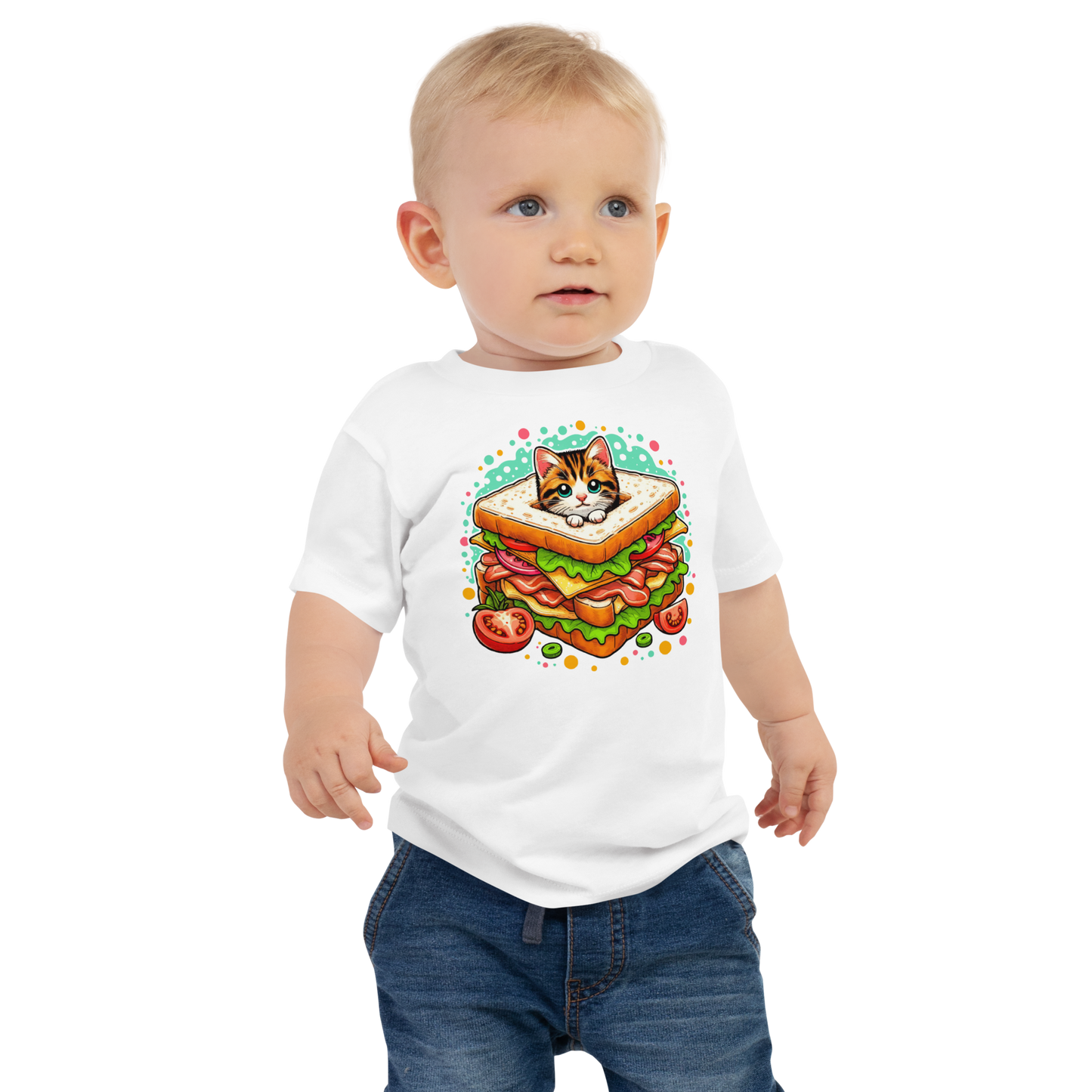 Kitten in a Sandwich - Baby Tee