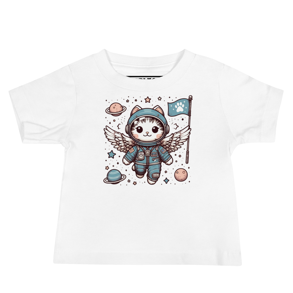 Space Kitten with Wings - Baby Tee