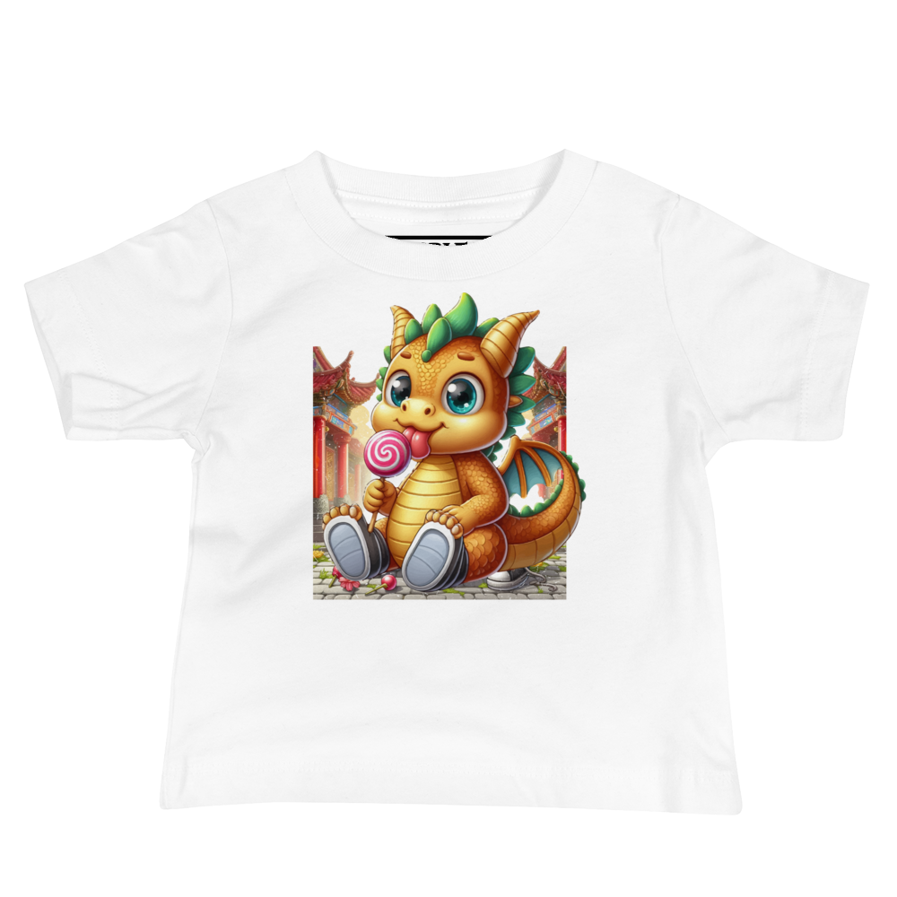 Dragon in Town with Lolipop - Baby Tee