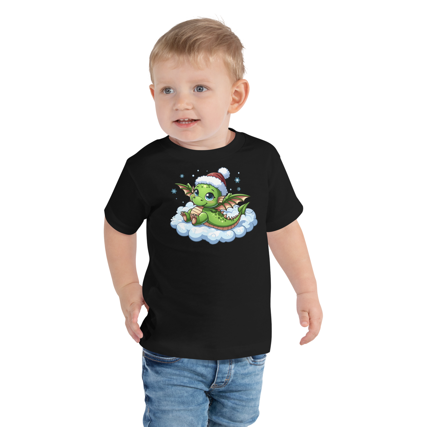 Green Dragon in the Clouds - Toddler Tee