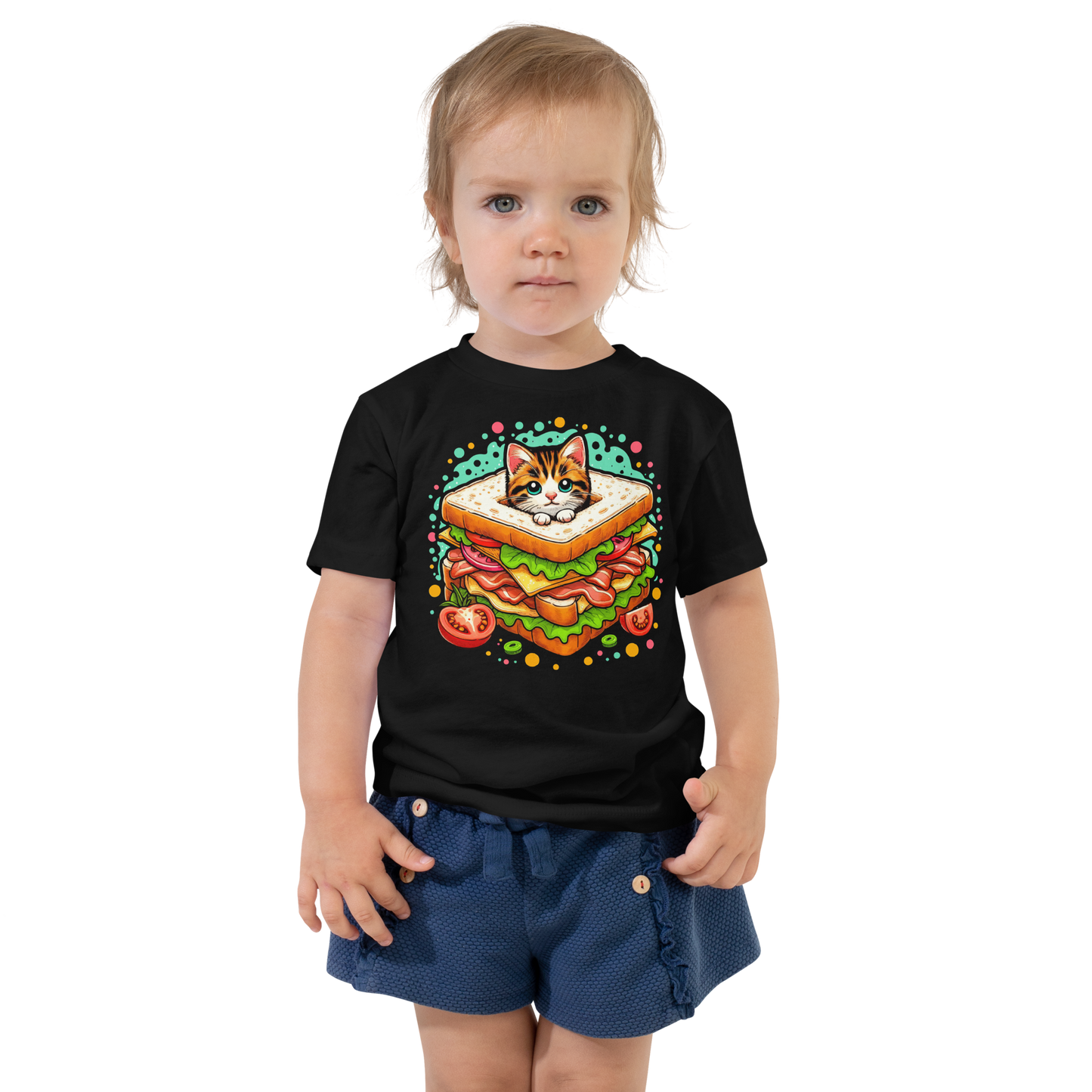 Kitten in a Sandwich - Toddler Tee