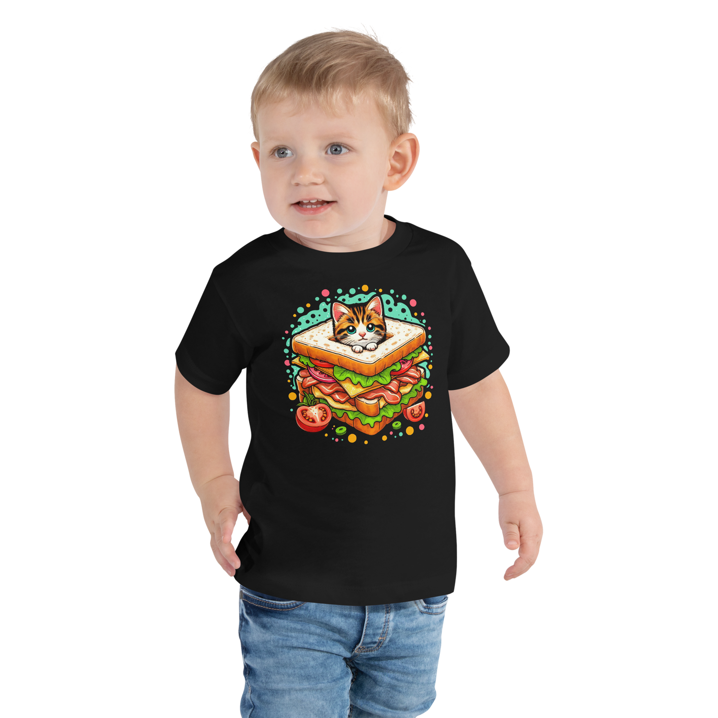 Kitten in a Sandwich - Toddler Tee
