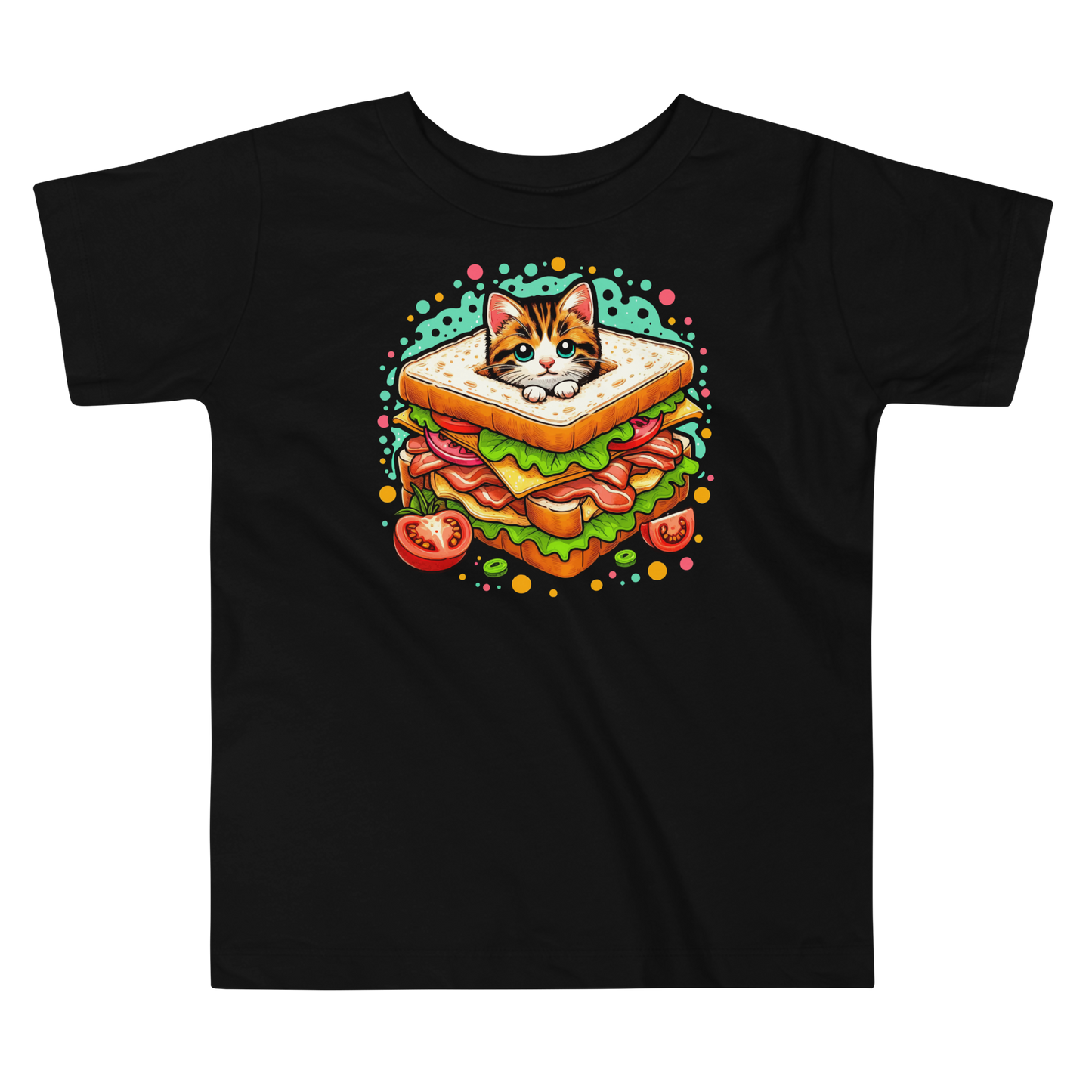 Kitten in a Sandwich - Toddler Tee