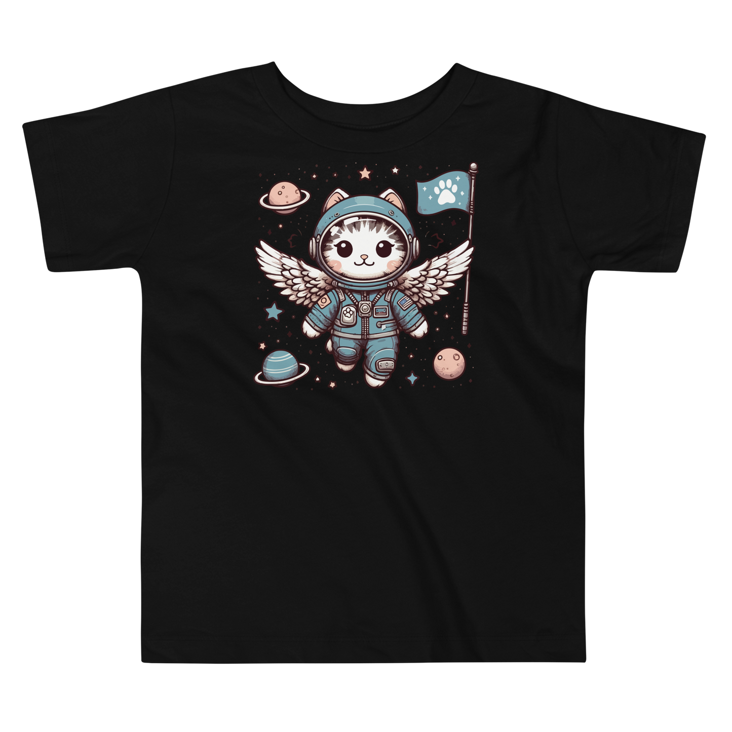 Space Kitten with Wings - Toddler Tee