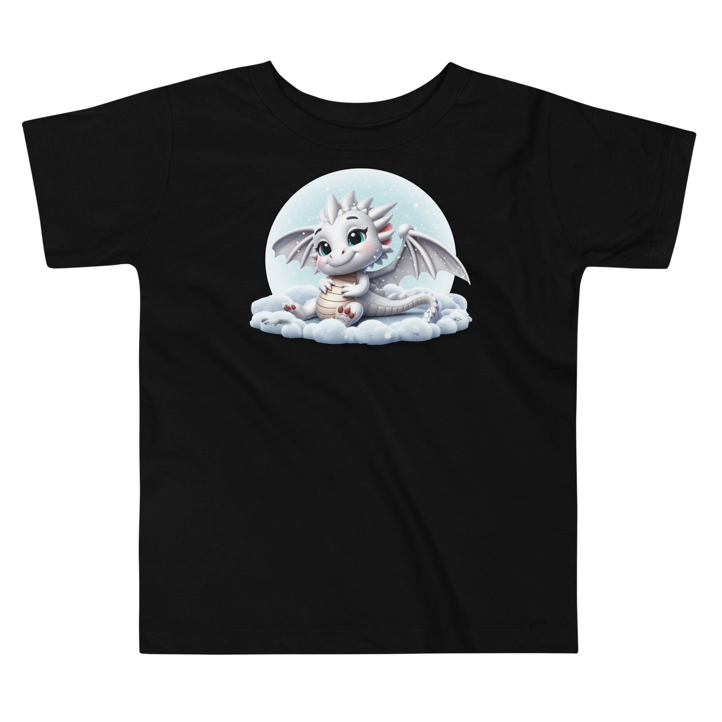 White Dragon in the Clouds - Toddler Tee