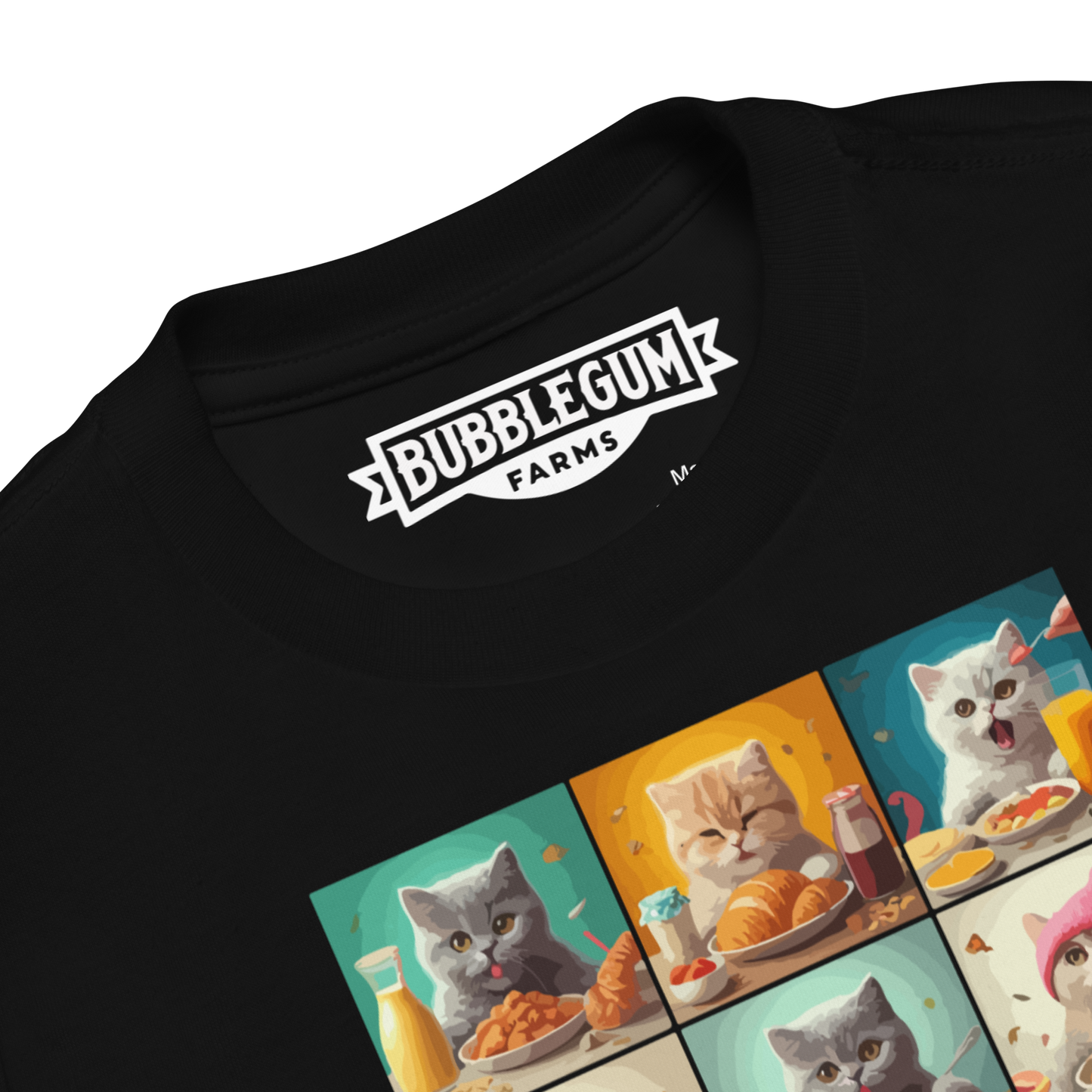 Kittens Eating Collage - Toddler Tee