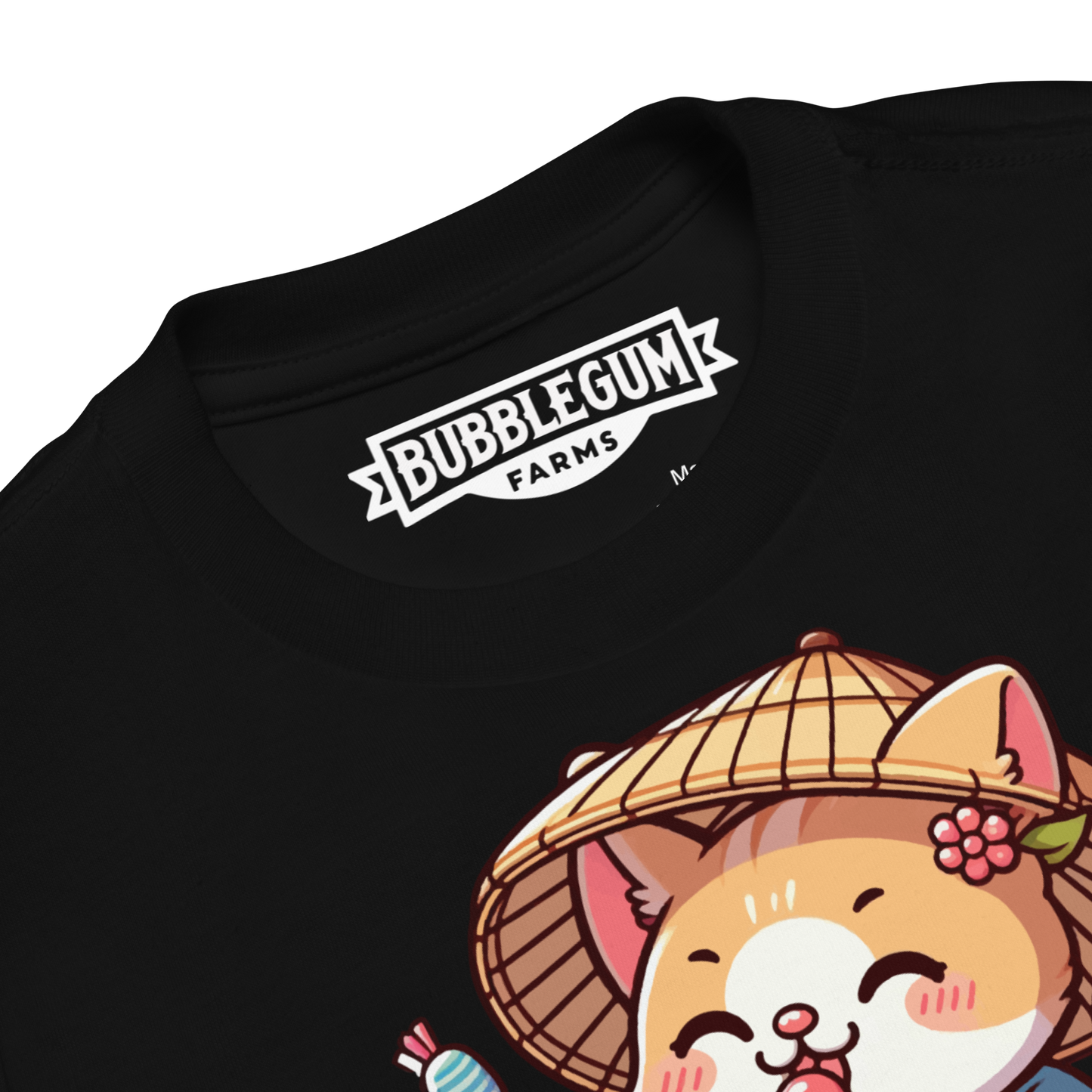Orange Kitten in a Kimono - Toddler Tee