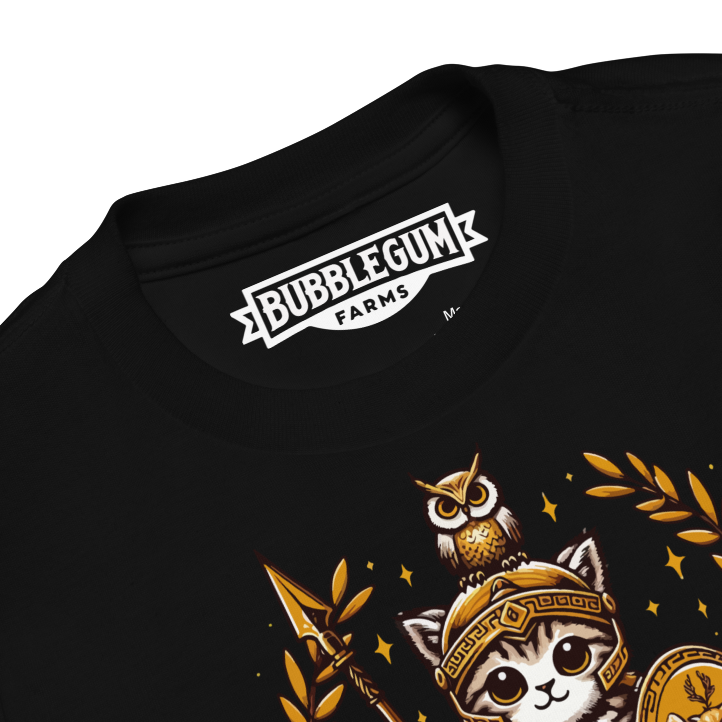 Roman Kitten with Owl - Toddler Tee