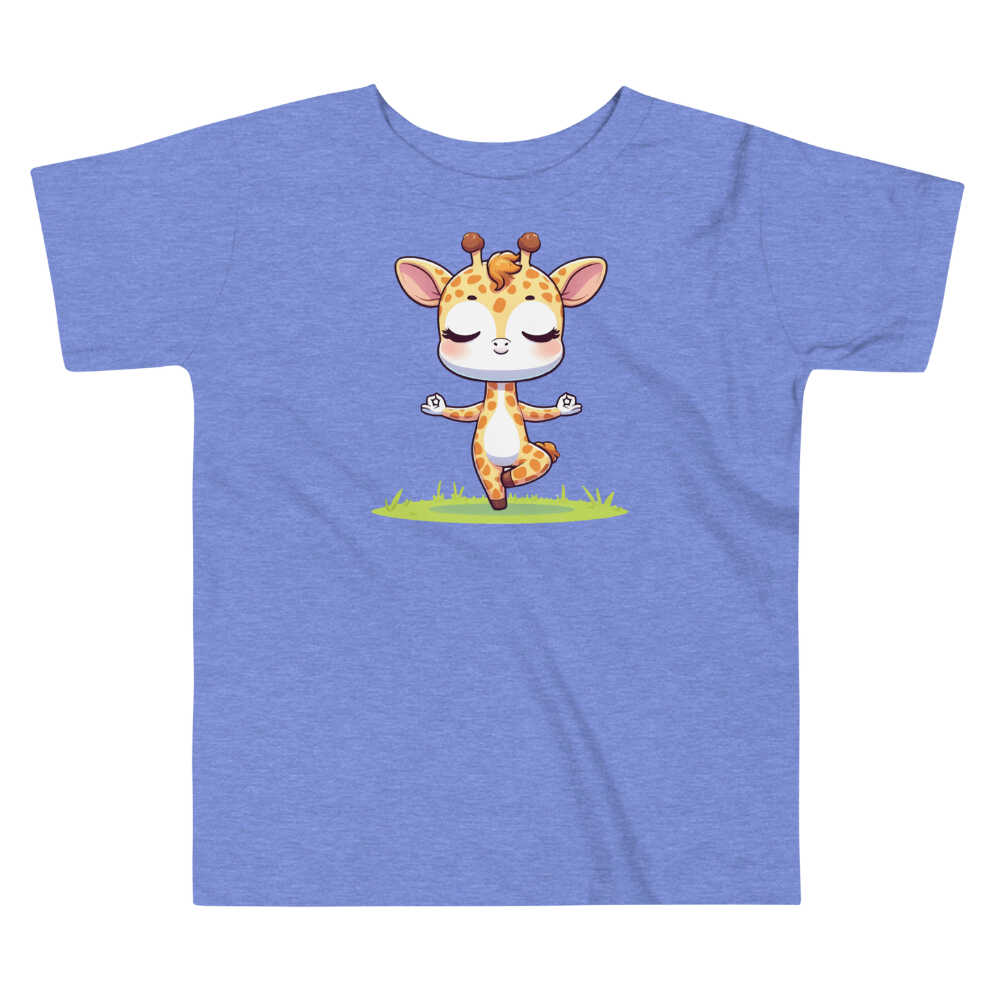 Giraffe doing Yoga - Toddler Tee