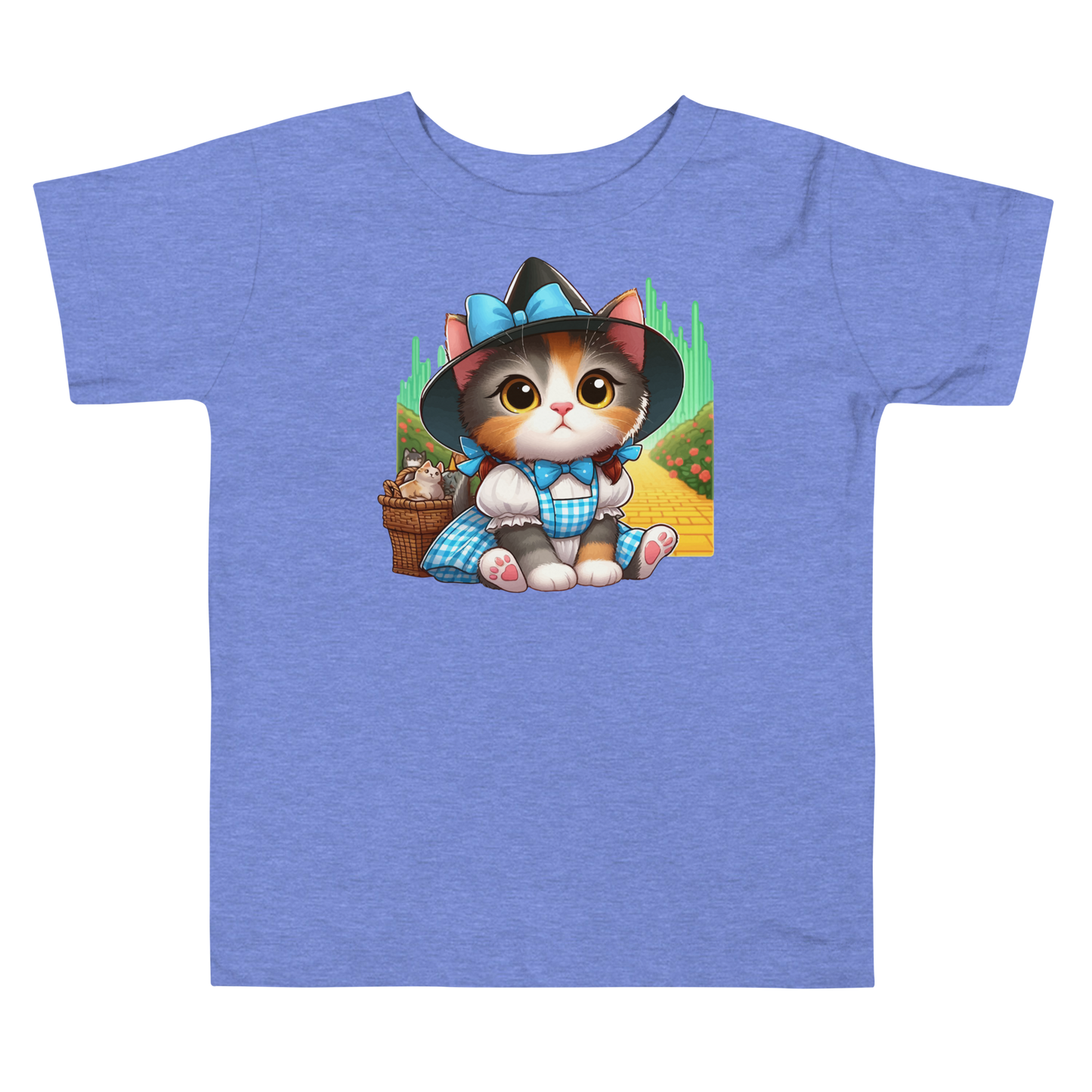 Kitten on a Yellow Brick Road - Toddler Tee