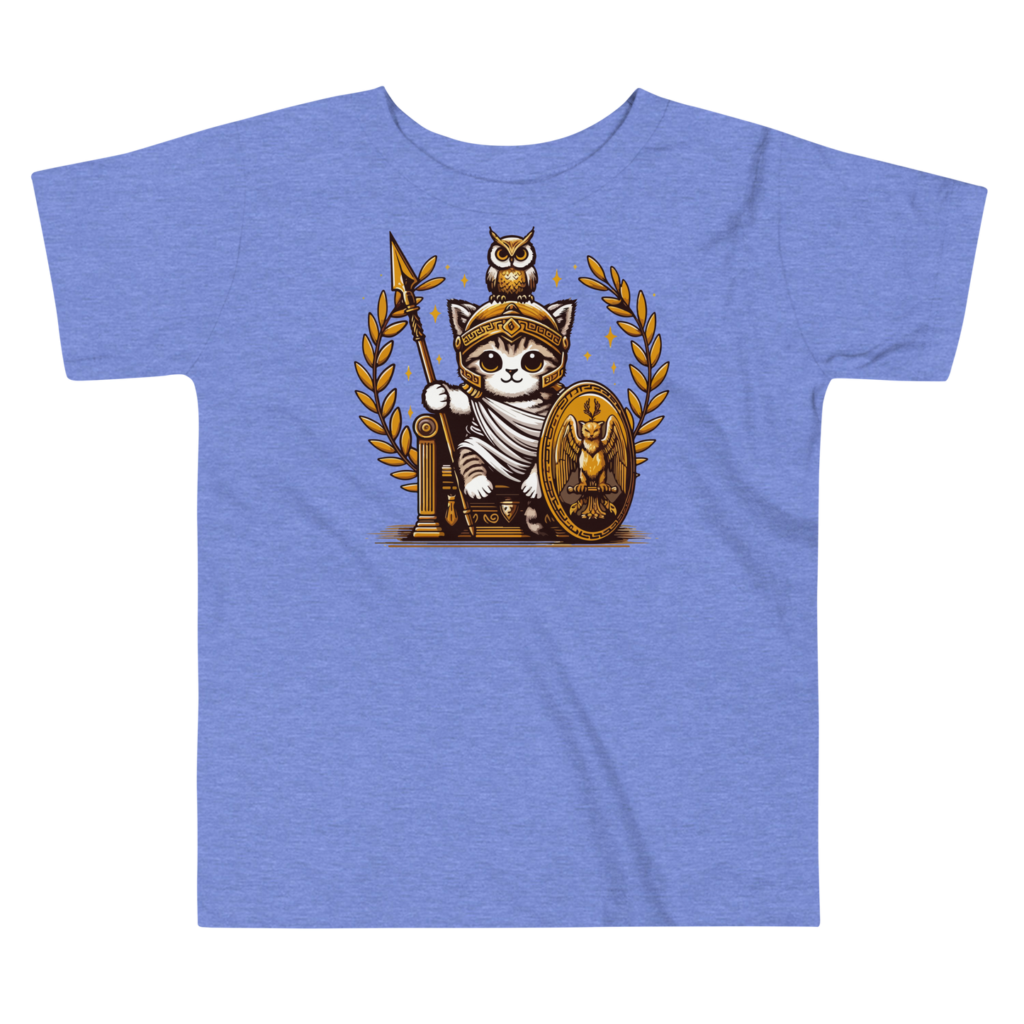 Roman Kitten with Owl - Toddler Tee