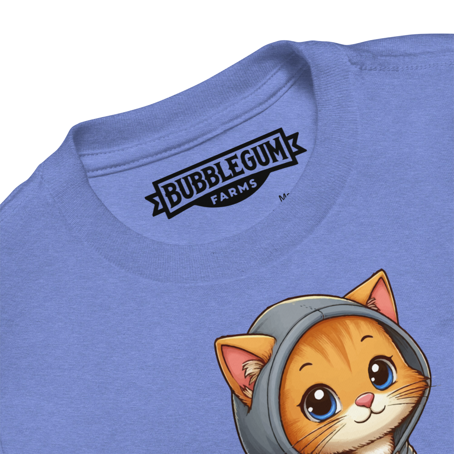 Orange Kitten - Sitting on Books - Toddler Tee