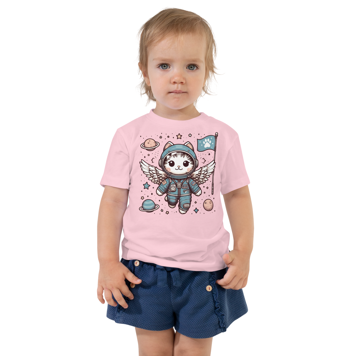 Space Kitten with Wings - Toddler Tee