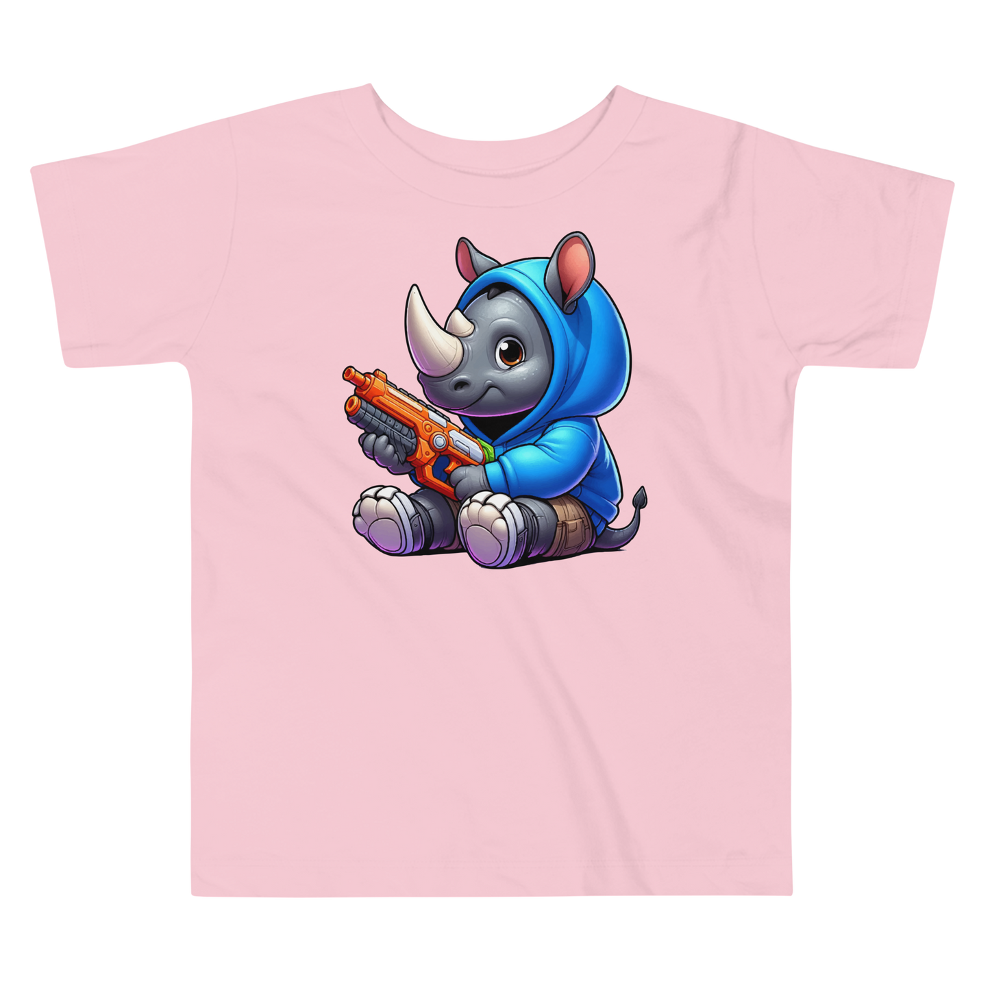 Baby Rhino with Foam Dart Blaster - Toddler Tee