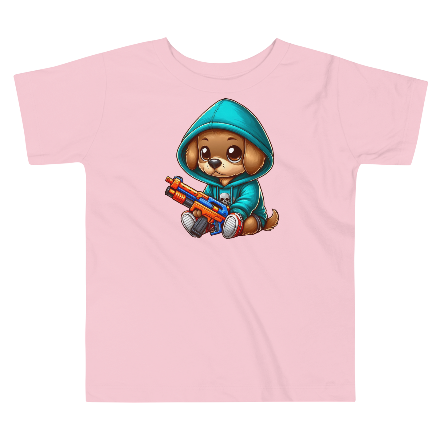 Brown Puppy with Foam Dart Blaster - Toddler Tee