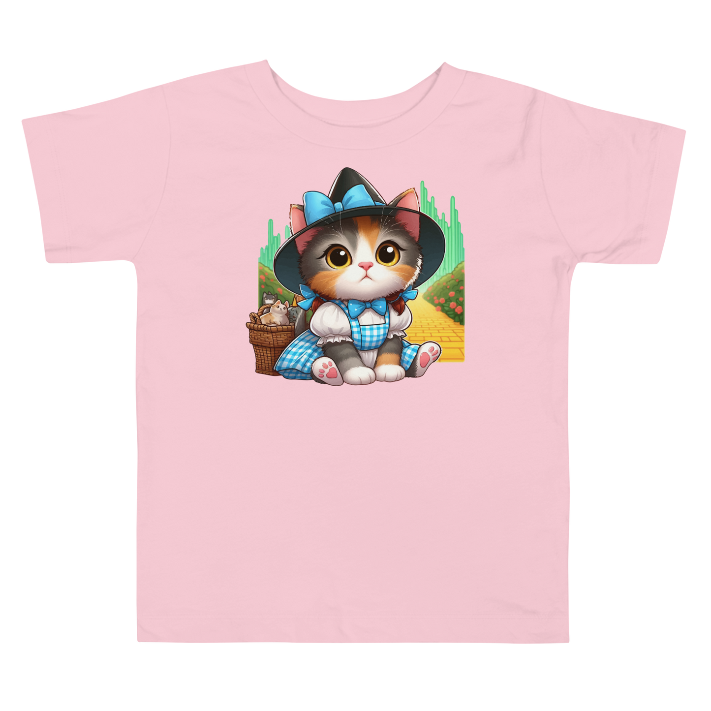 Kitten on a Yellow Brick Road - Toddler Tee