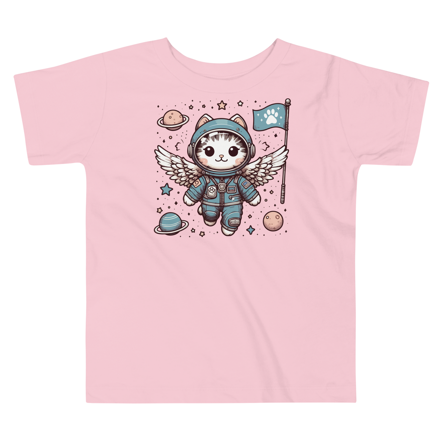 Space Kitten with Wings - Toddler Tee