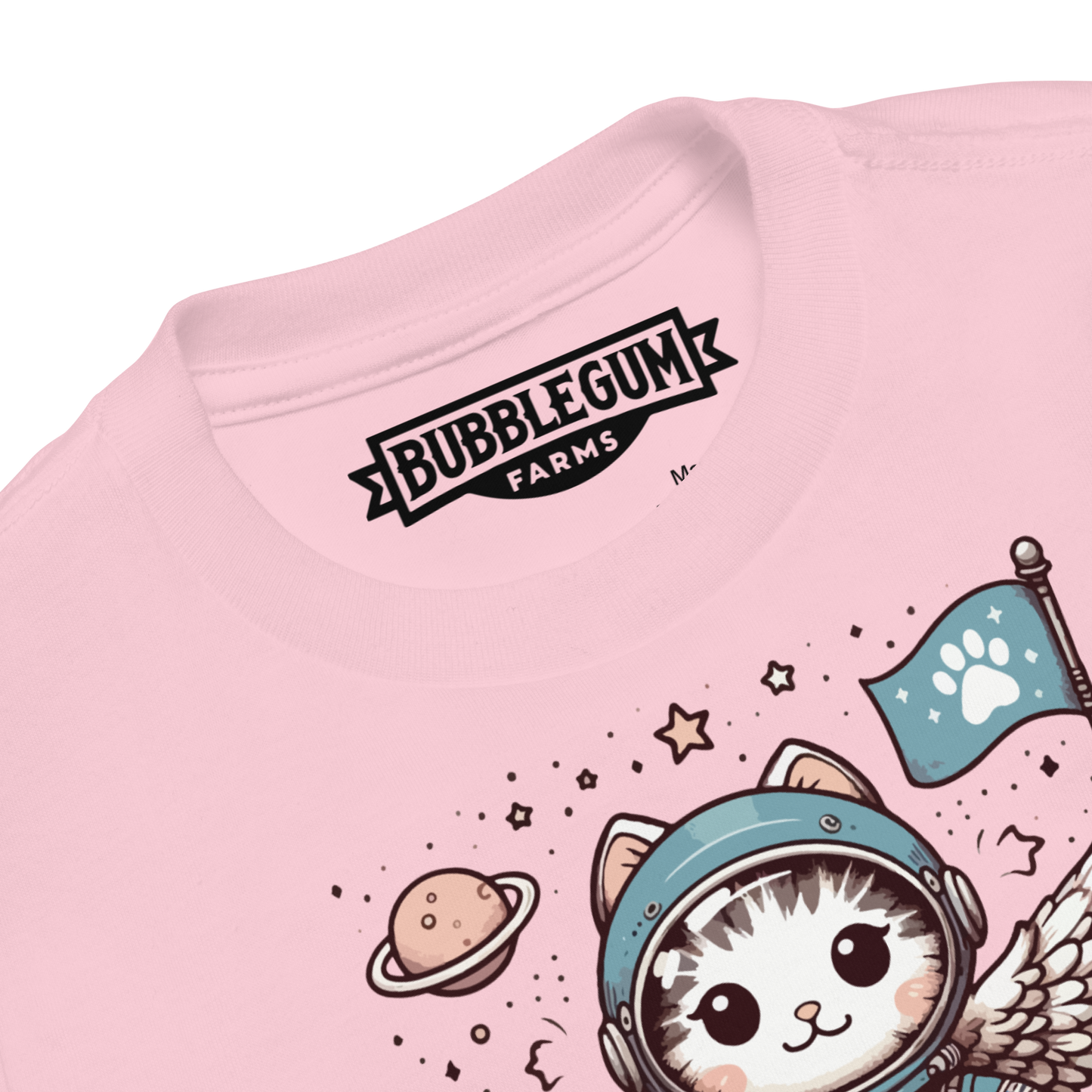 Space Kitten with Wings - Toddler Tee