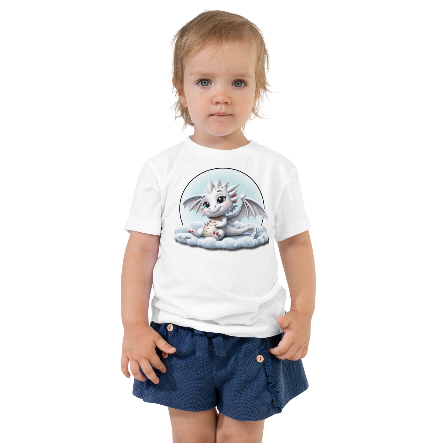 White Dragon in the Clouds - Toddler Tee