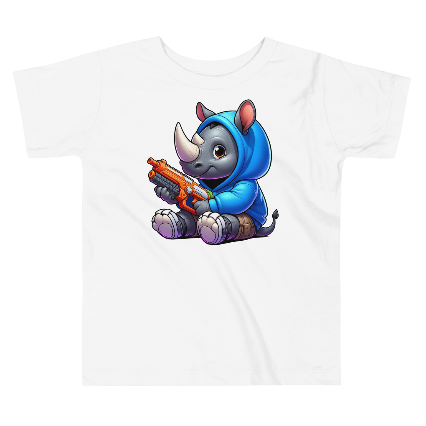 Baby Rhino with Foam Dart Blaster - Toddler Tee