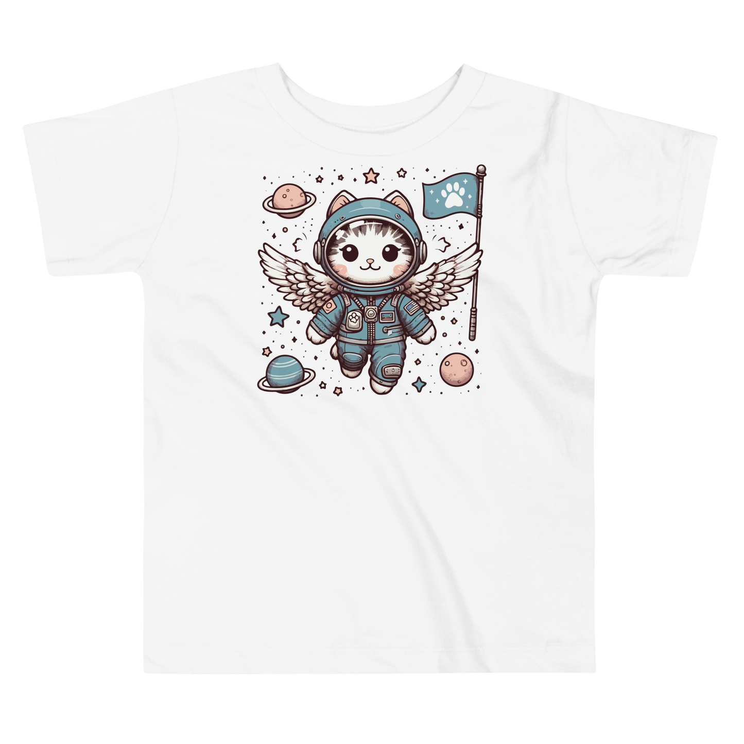 Space Kitten with Wings - Toddler Tee