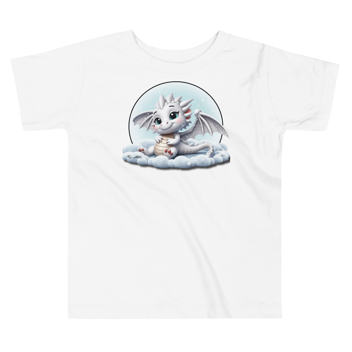 White Dragon in the Clouds - Toddler Tee