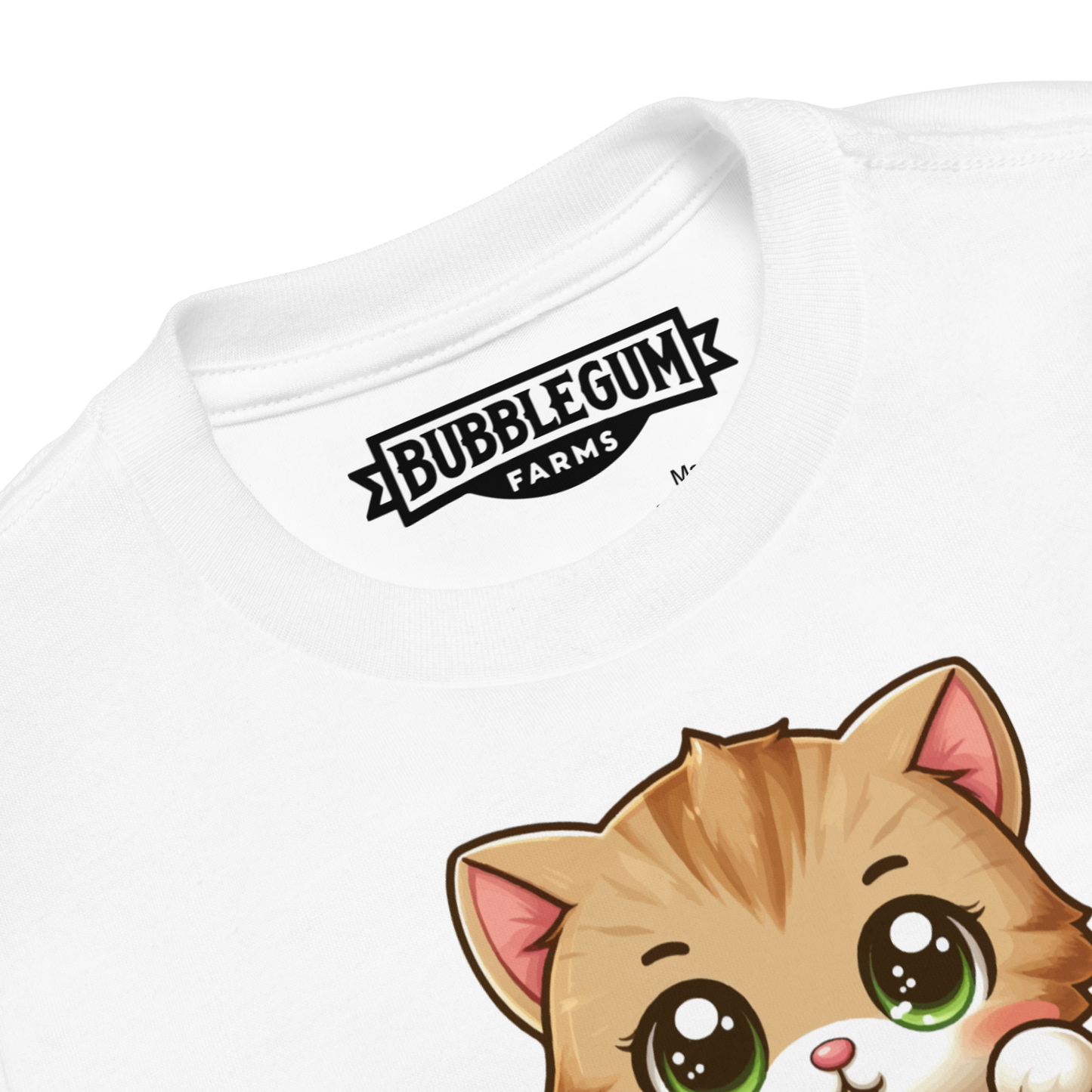 Brown Kitten - Eating Ramen - Toddler Tee