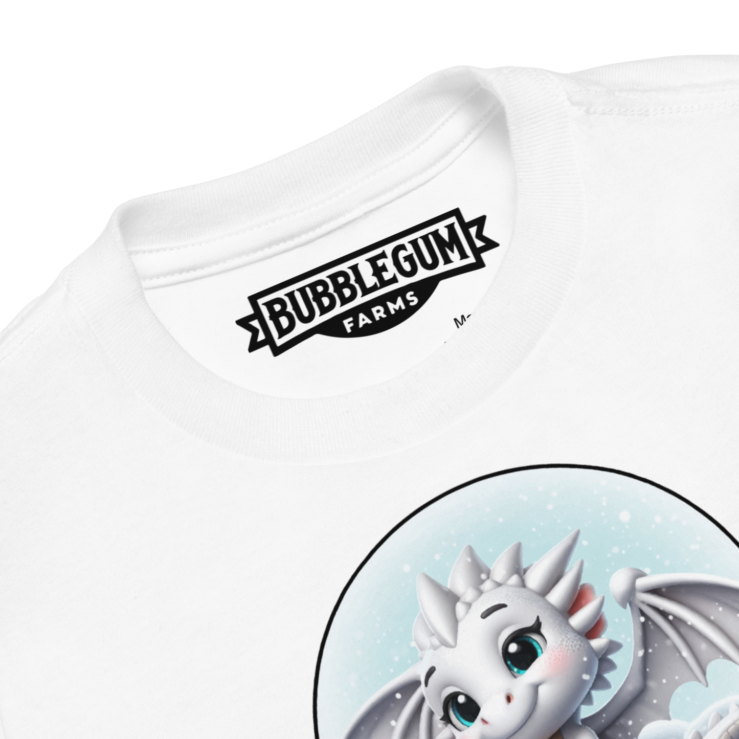White Dragon in the Clouds - Toddler Tee