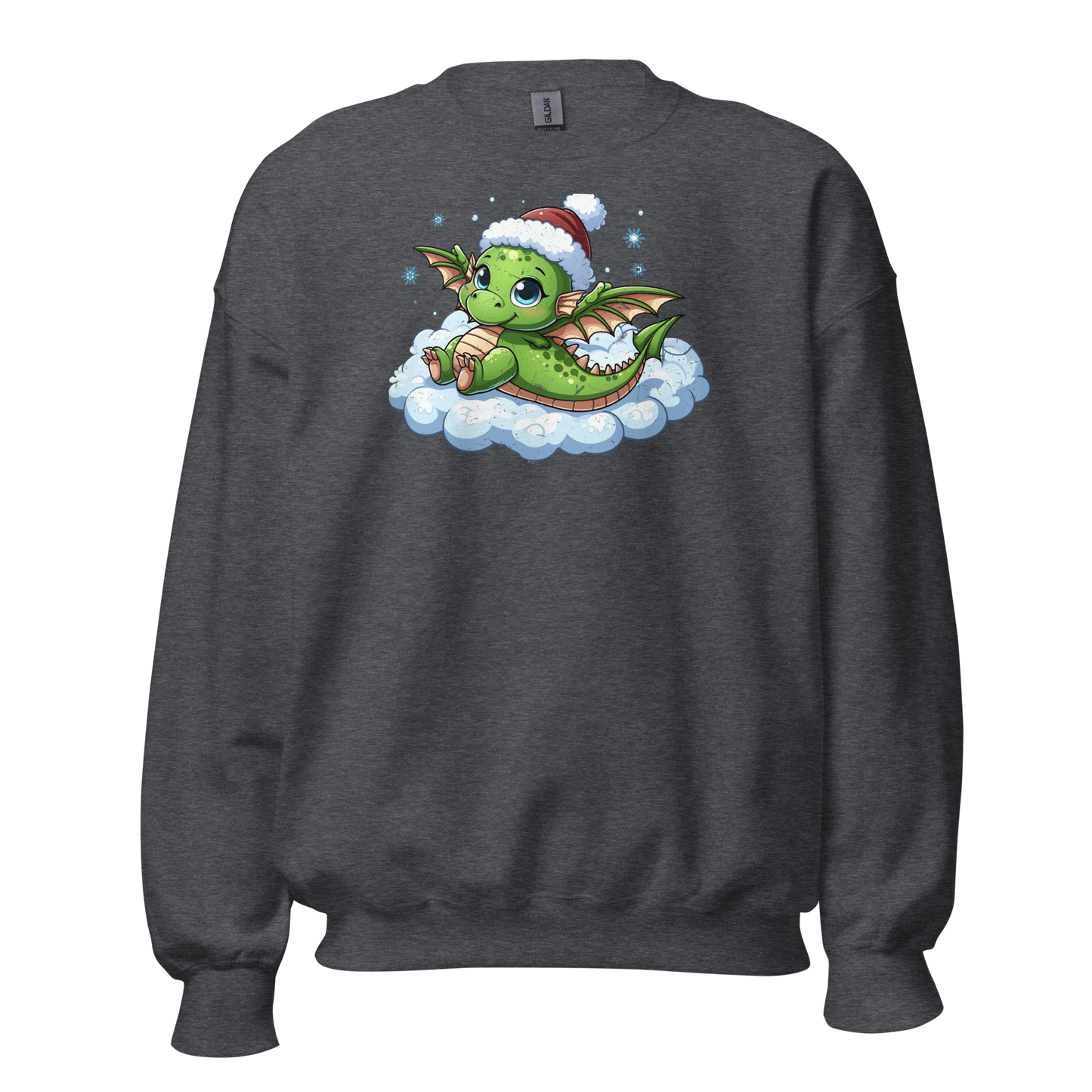 Green Dragon in the Clouds - Preshrunk Sweatshirt