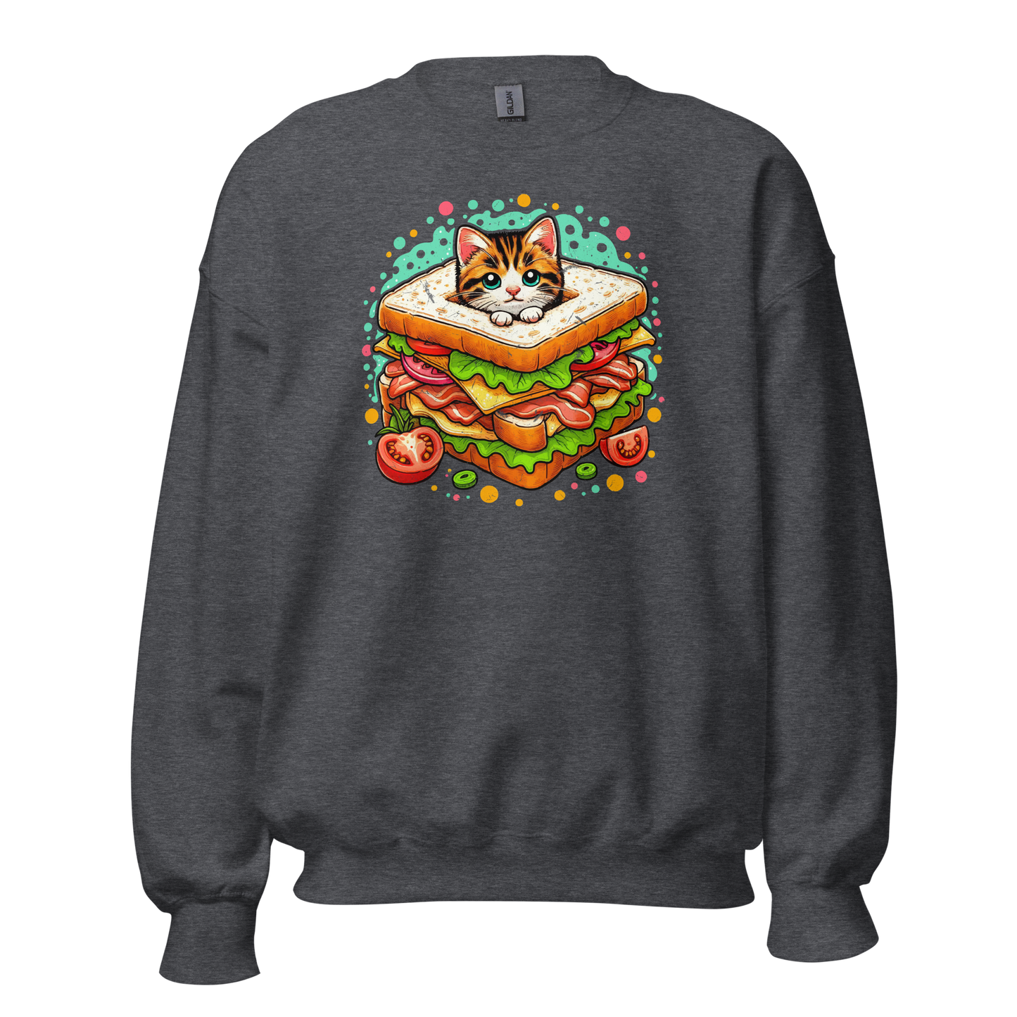 Kitten in a Sandwich - Preshrunk Sweatshirt