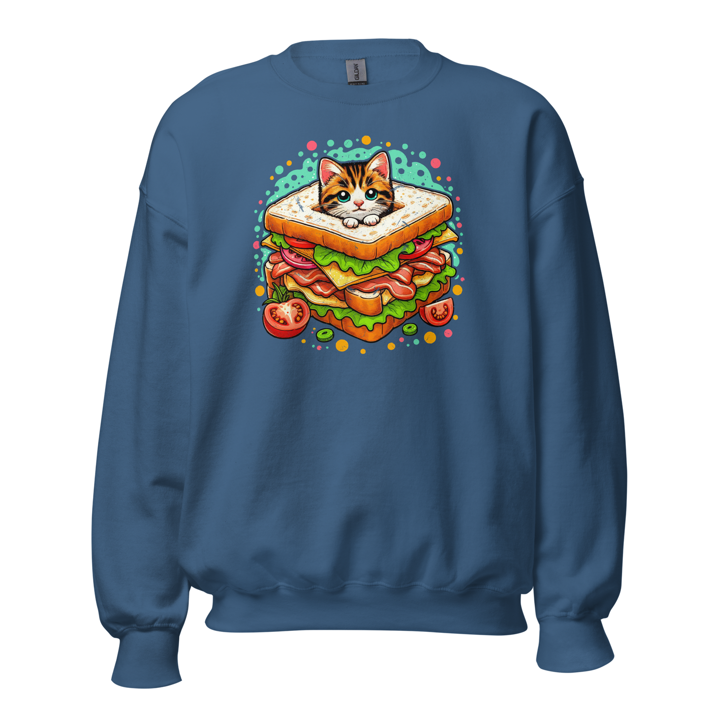 Kitten in a Sandwich - Preshrunk Sweatshirt