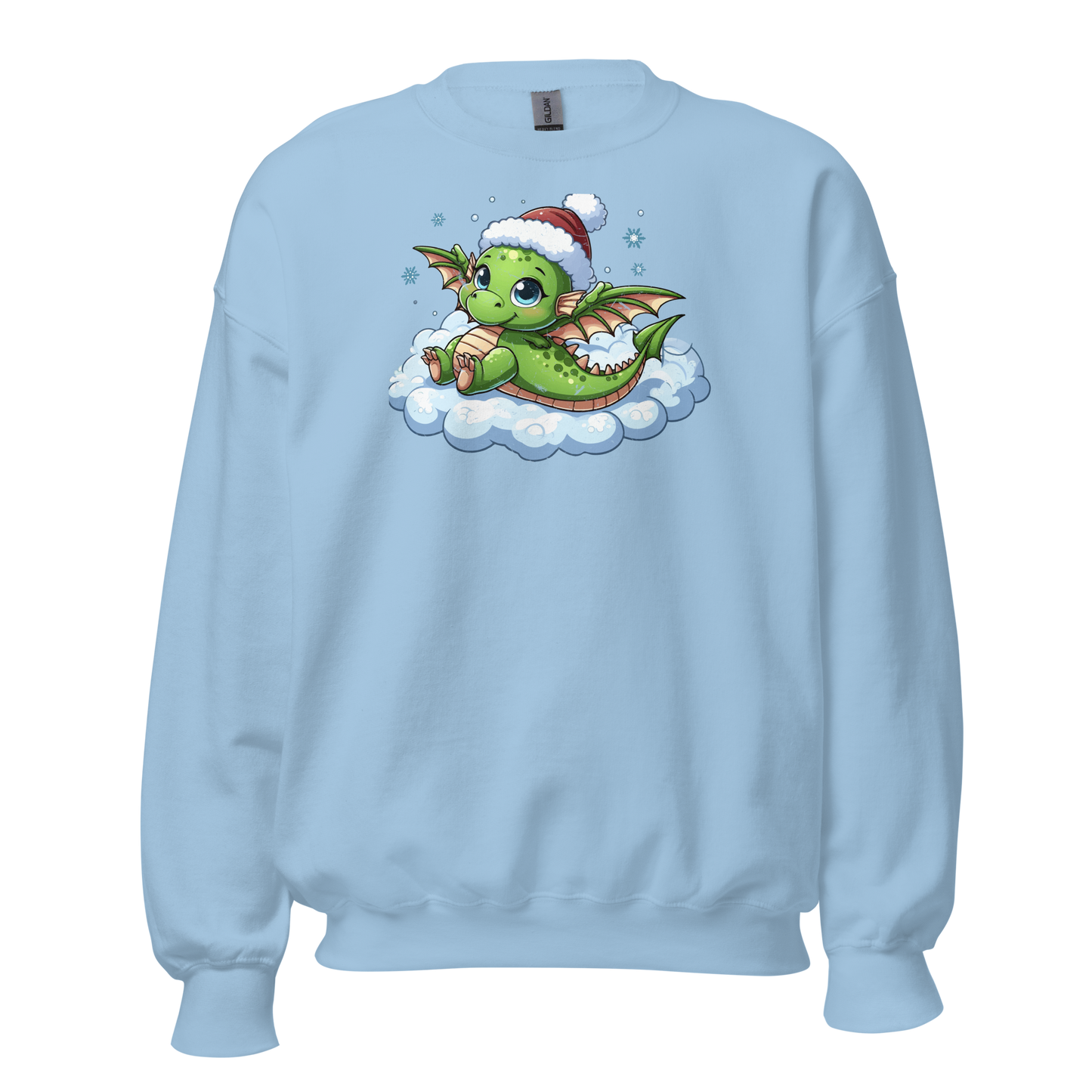 Green Dragon in the Clouds - Preshrunk Sweatshirt