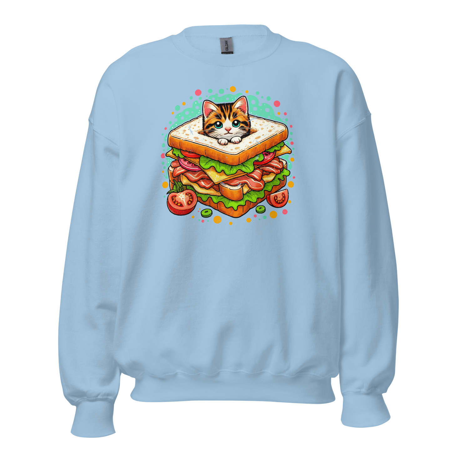 Kitten in a Sandwich - Preshrunk Sweatshirt