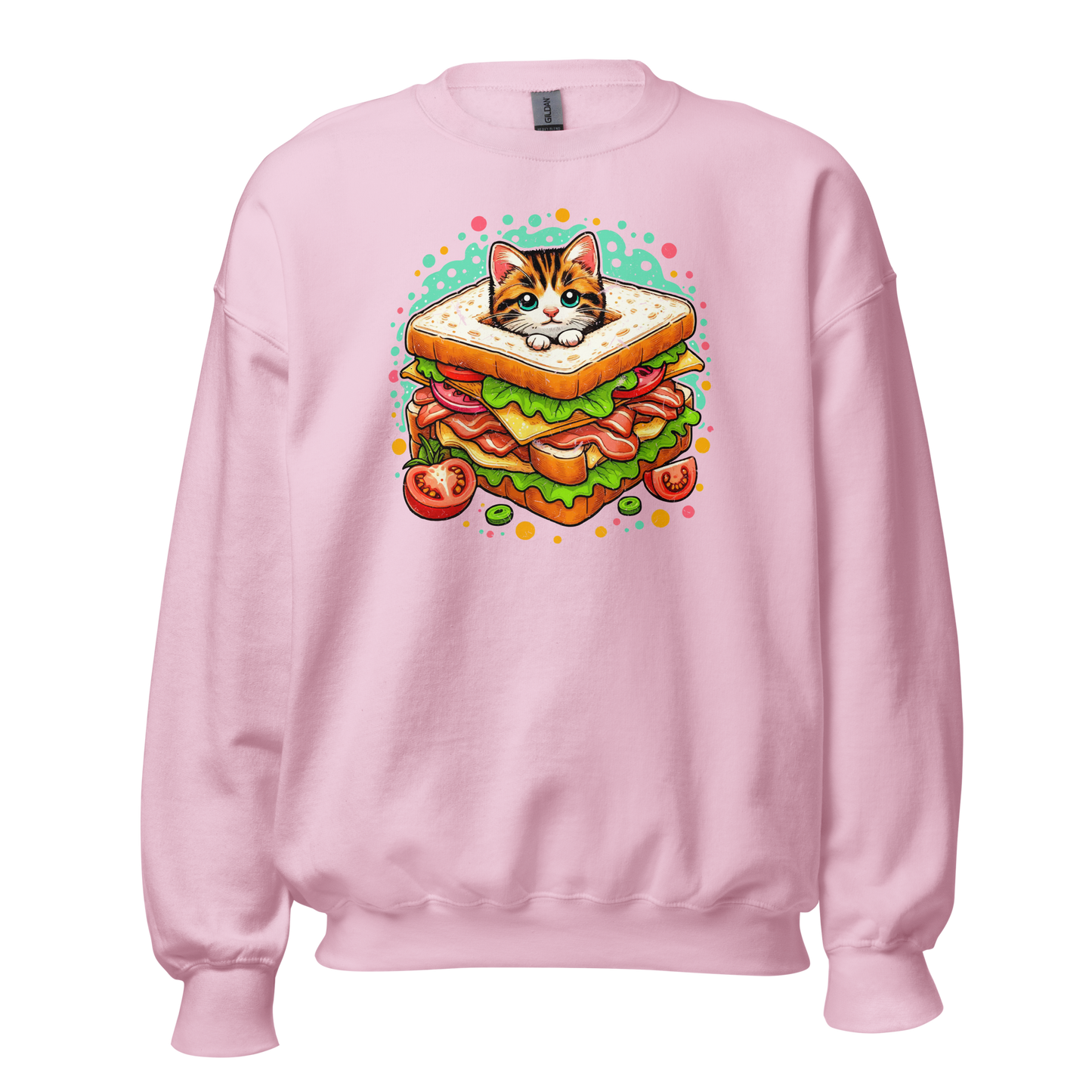 Kitten in a Sandwich - Preshrunk Sweatshirt