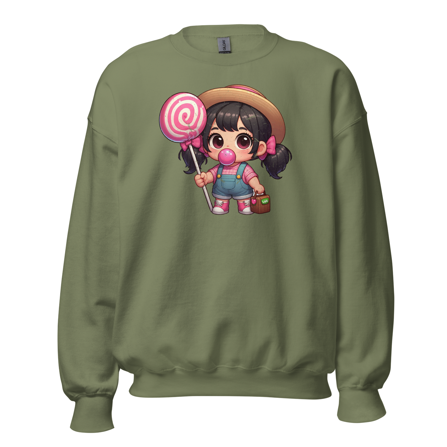 Pigtails and Lolipops - Preshrunk Sweatshirt