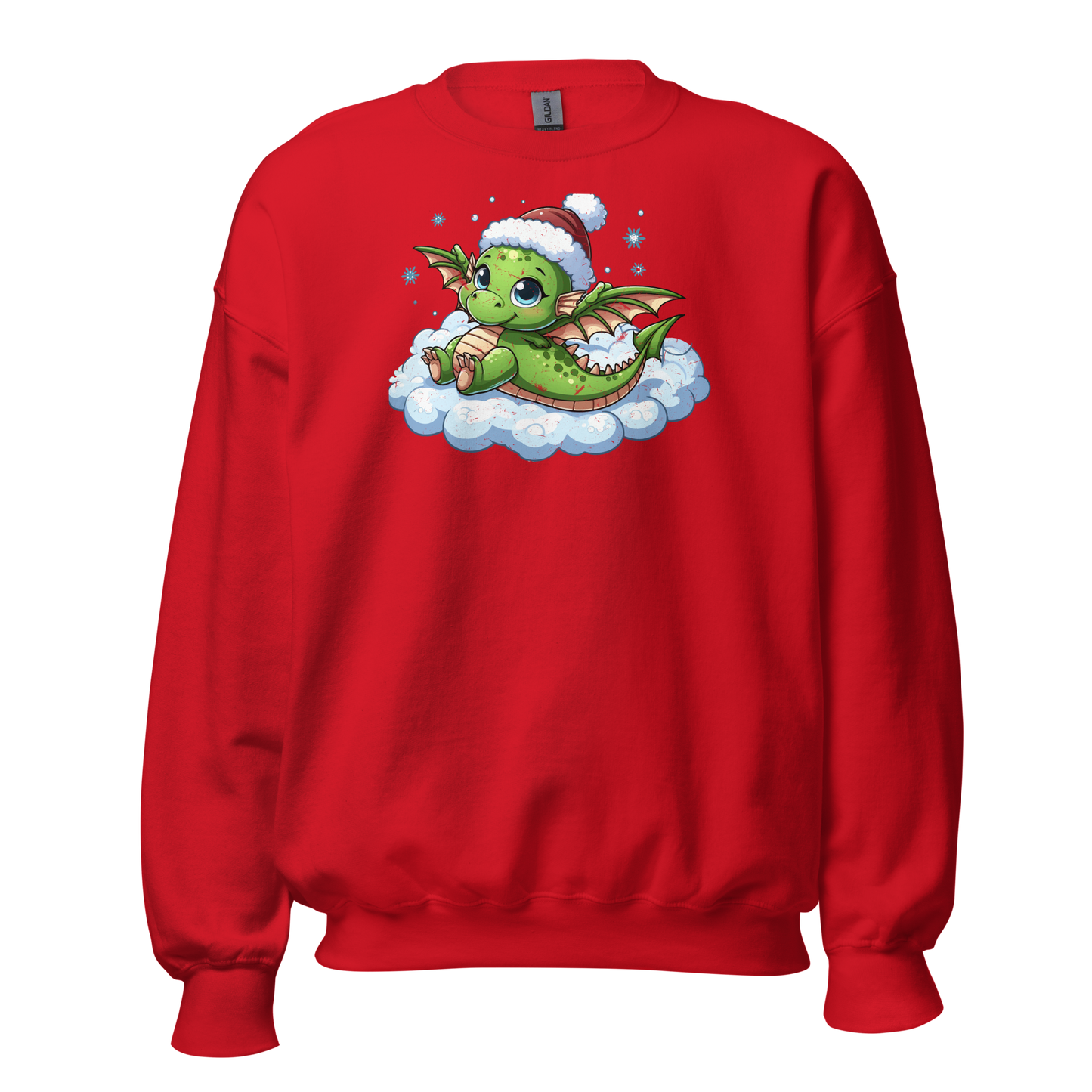 Green Dragon in the Clouds - Preshrunk Sweatshirt