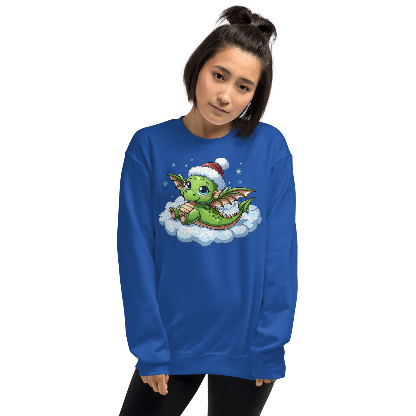 Green Dragon in the Clouds - Preshrunk Sweatshirt